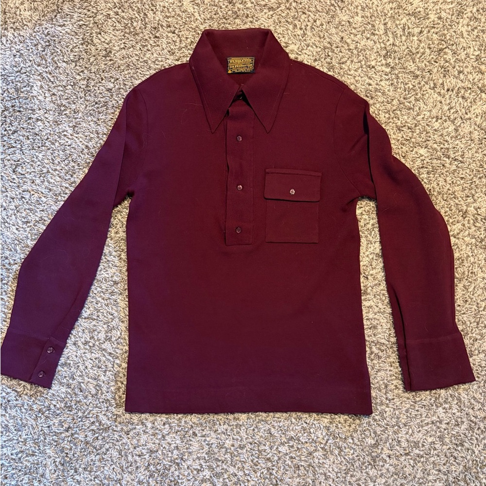 Pendleton Maroon Button Down Shirt - image 1